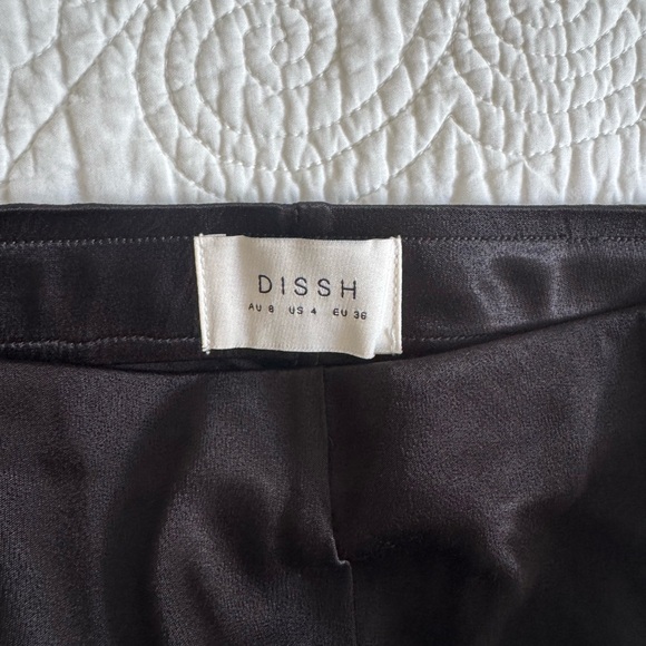 DISSH Nikki black satin bias pant - Picture 6 of 7